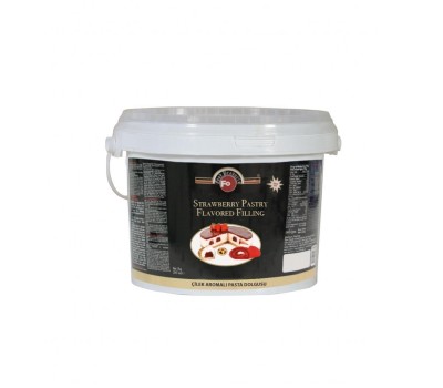 Çilek Aromalı Pasta Dolgusu 7 kg
