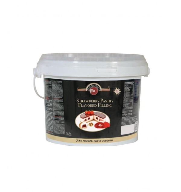 Çilek Aromalı Pasta Dolgusu 7 kg